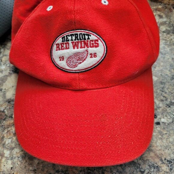 Vintage RARE Detroit Red Wings Hockey Hat Cap Patch Twins Ent. Official 1926 EUC - Picture 2 of 11